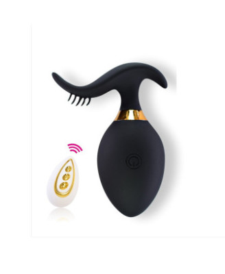 Œuf vibrant noir télécommandé USB 